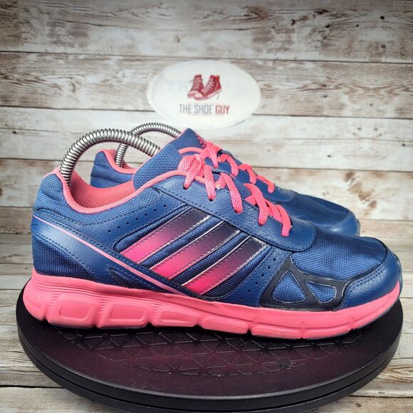 ADIDAS HYPERFAST YOUTH SIZE 6/WOMEN SIZE 7.5 BLUE/ PINK ATHLETIC RUNNING SHOES - Picture 1 of 10